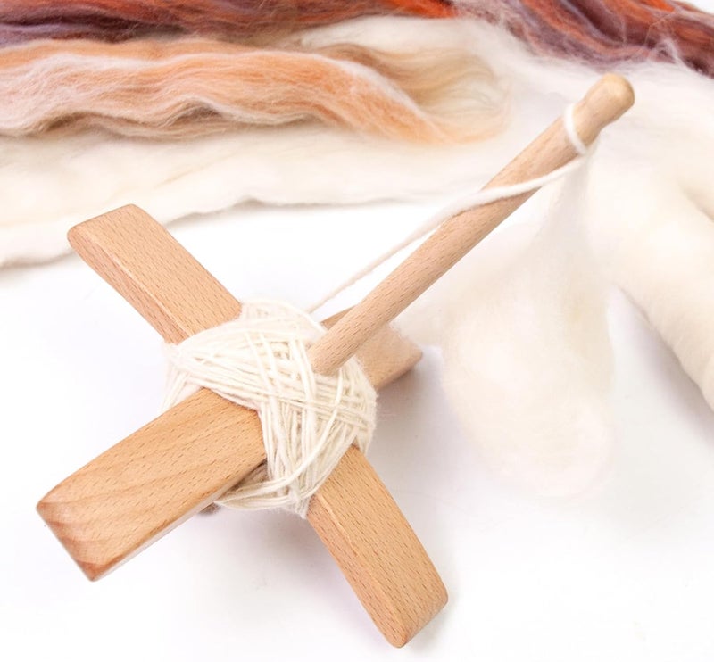 Yushen Turkish Spindle Detachable Drop Spindle Weaving Spinning Wheels for Beginners Advanced Hand Spinning Spinner Gifts - Image 3
